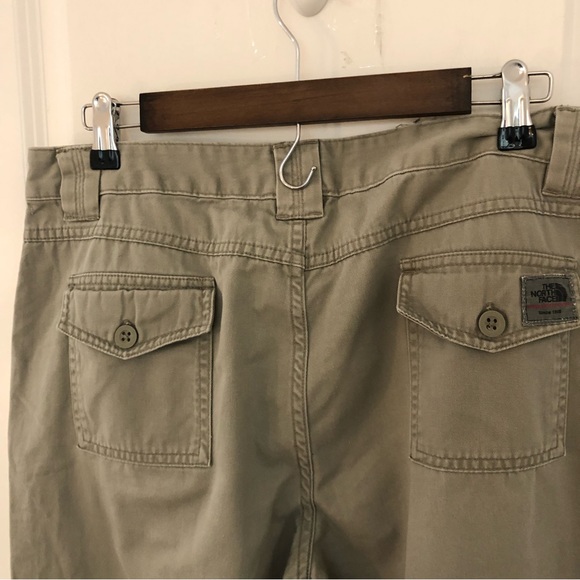 The North Face A5 Series cotton khaki Flare Pants Size 12 Cargo outdoor hiking - Picture 11 of 14